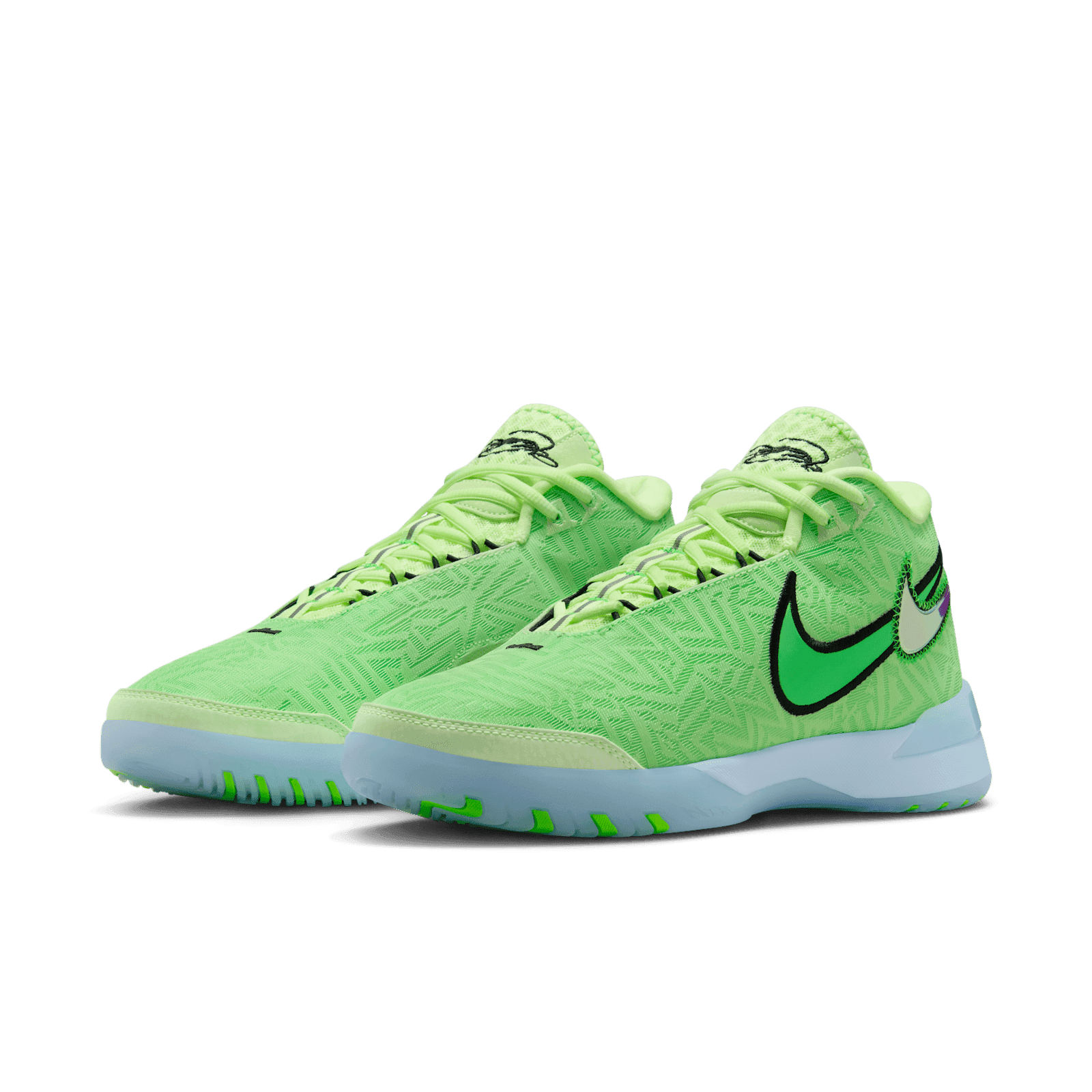 Nike LeBron NXXT Genisus Barely Volt Angle 2