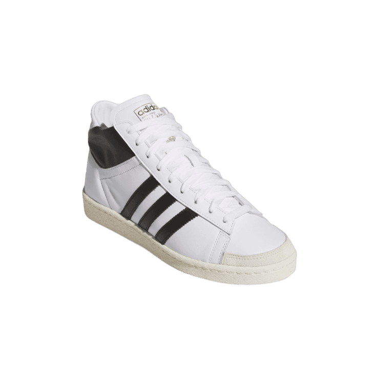 adidas Jabbar Hi White Black Angle 2