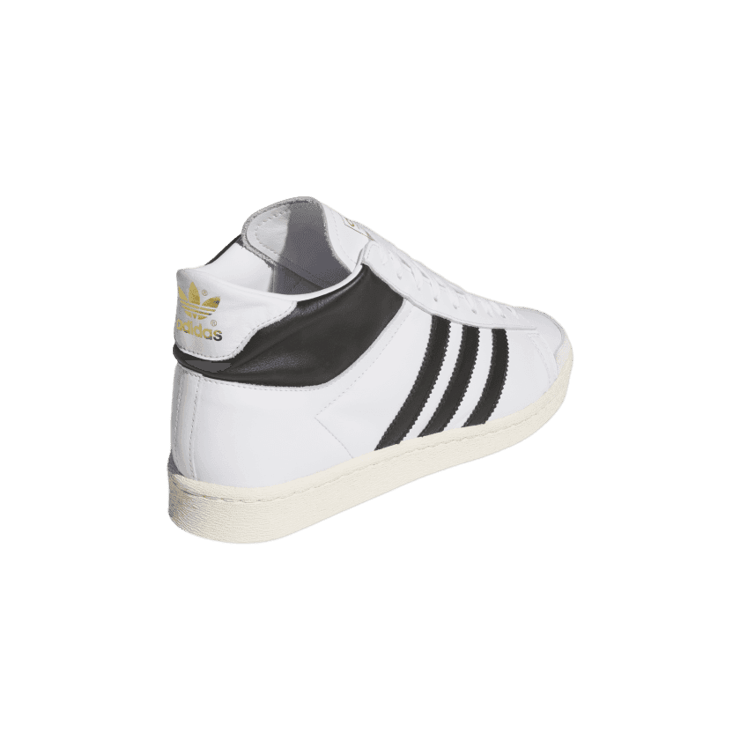 adidas Jabbar Hi White Black Angle 3