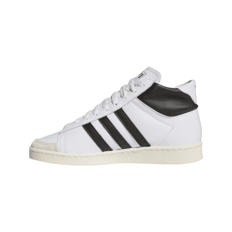 adidas Jabbar Hi White Black Angle 4