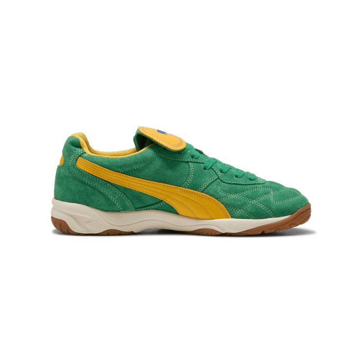 Puma King Indoor Archive Green Yellow Sizzle Angle 2
