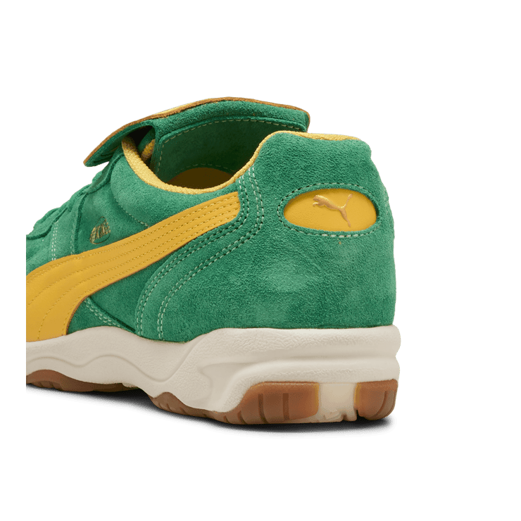 Puma King Indoor Archive Green Yellow Sizzle Angle 4