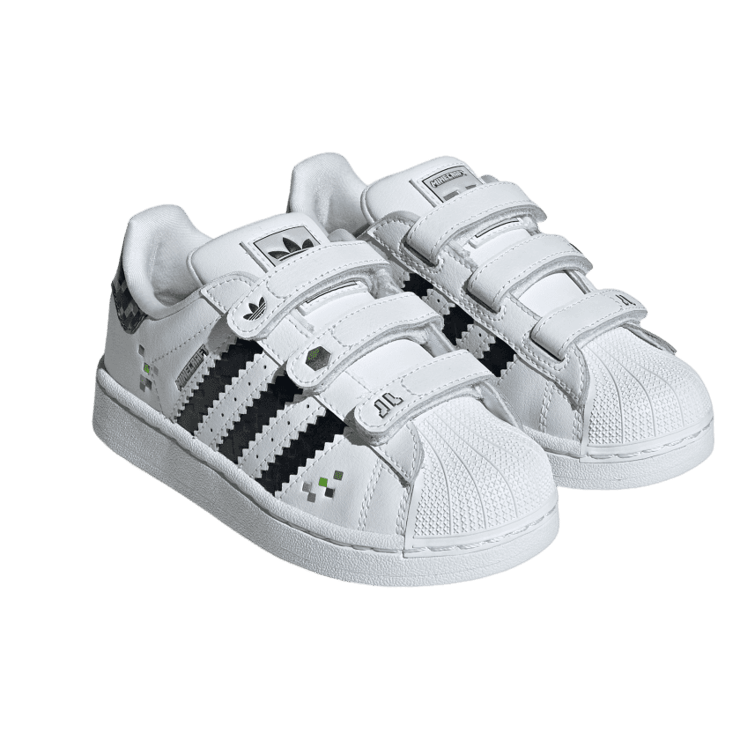 adidas Superstar Minecraft Creeper (PS) Angle 0