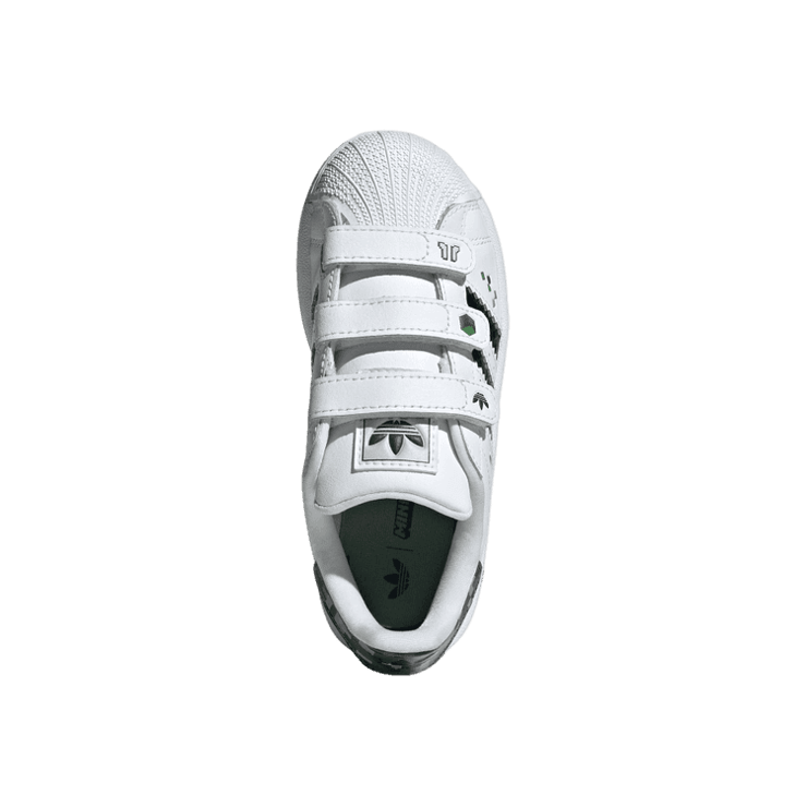 adidas Superstar Minecraft Creeper (PS) Angle 1