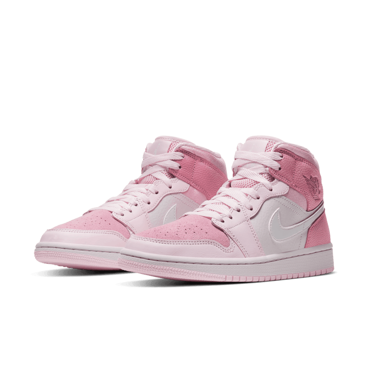 Jordan 1 Mid Digital Pink (W) Angle 2