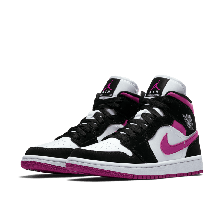 Jordan 1 Mid Magenta (W) Angle 2