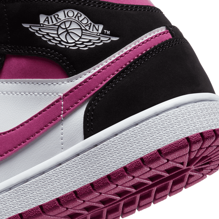 Jordan 1 Mid Magenta (W) Angle 5