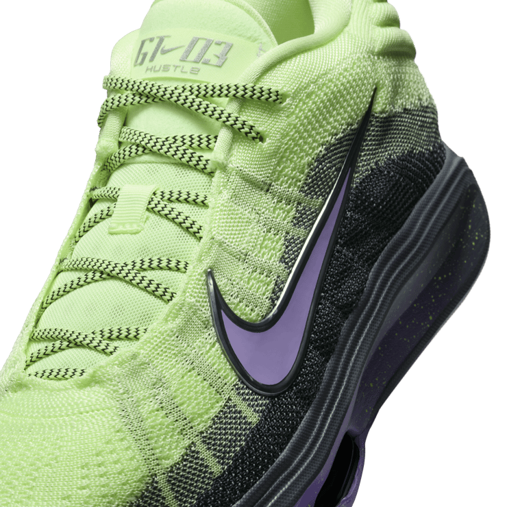 Nike GT Hustle 3 Victor Wembanyama Barley Volt Purple Agate Angle 7