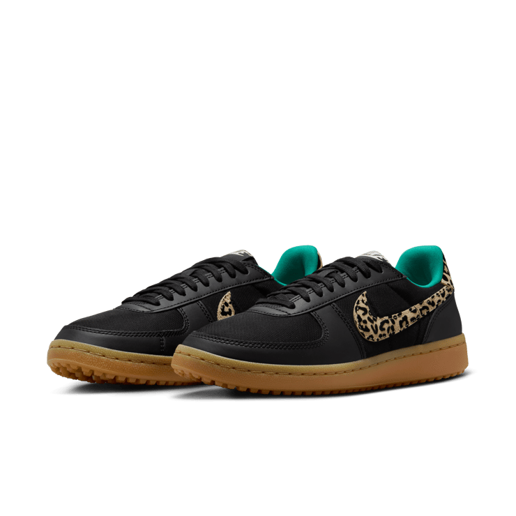 Nike Field General Leopard Print Black (W) Angle 1