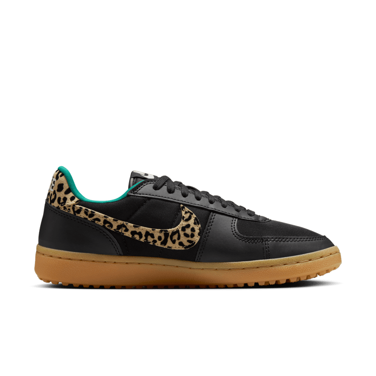 Nike Field General Leopard Print Black (W) Angle 2