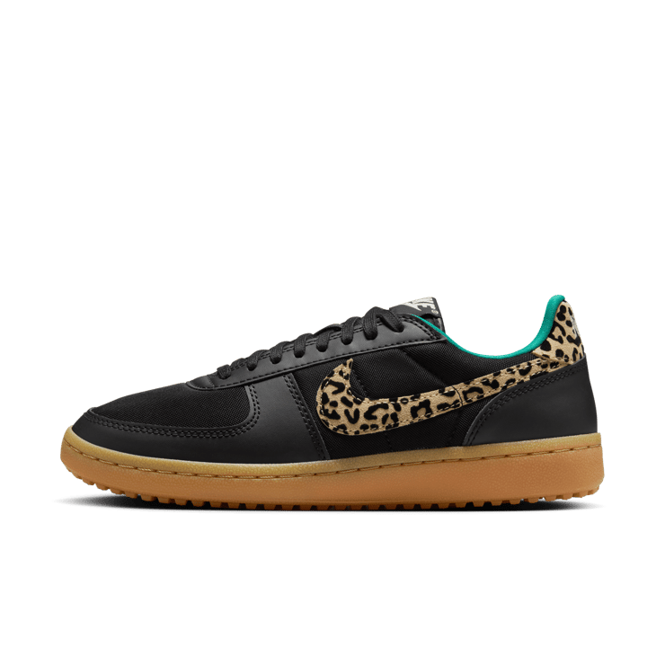 Nike Field General Leopard Print Black (W) Angle 4