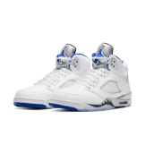 Air Jordan 5 Retro White Stealth (2021) Angle 2