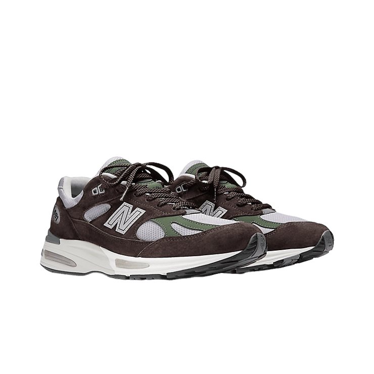 New Balance 991v2 Made in UK Essentially Offbeat Licorice Angle 2