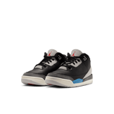 Air Jordan 3 Retro Rare Air Black Military Blue (PS) Angle 2