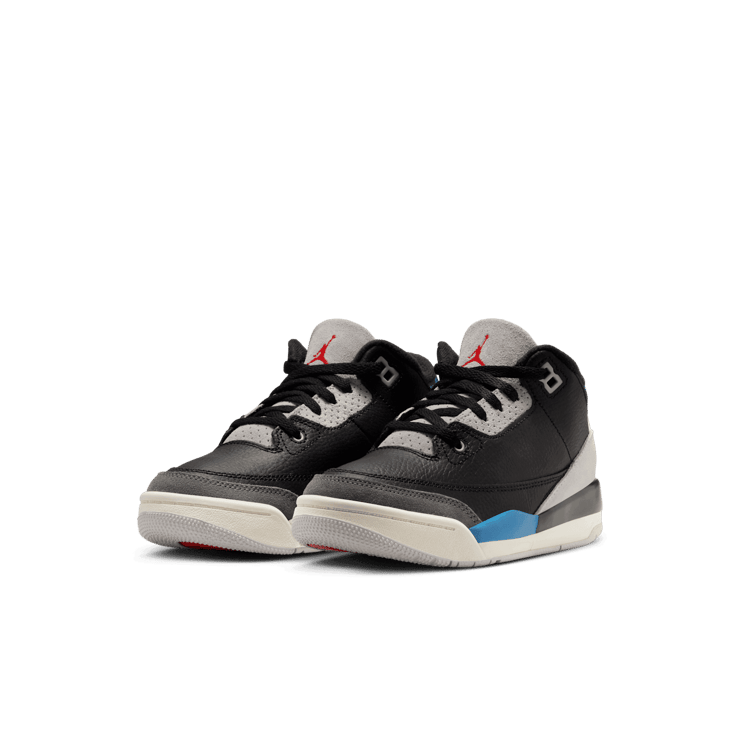 Air Jordan 3 Retro Rare Air Black Military Blue (PS) Angle 2