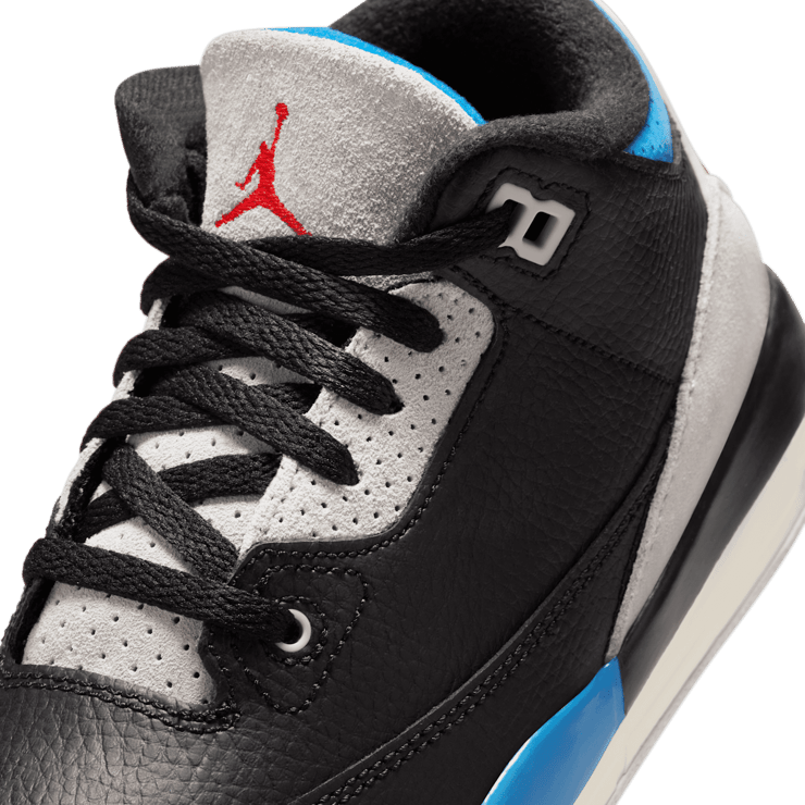 Air Jordan 3 Retro Rare Air Black Military Blue (PS) Angle 4