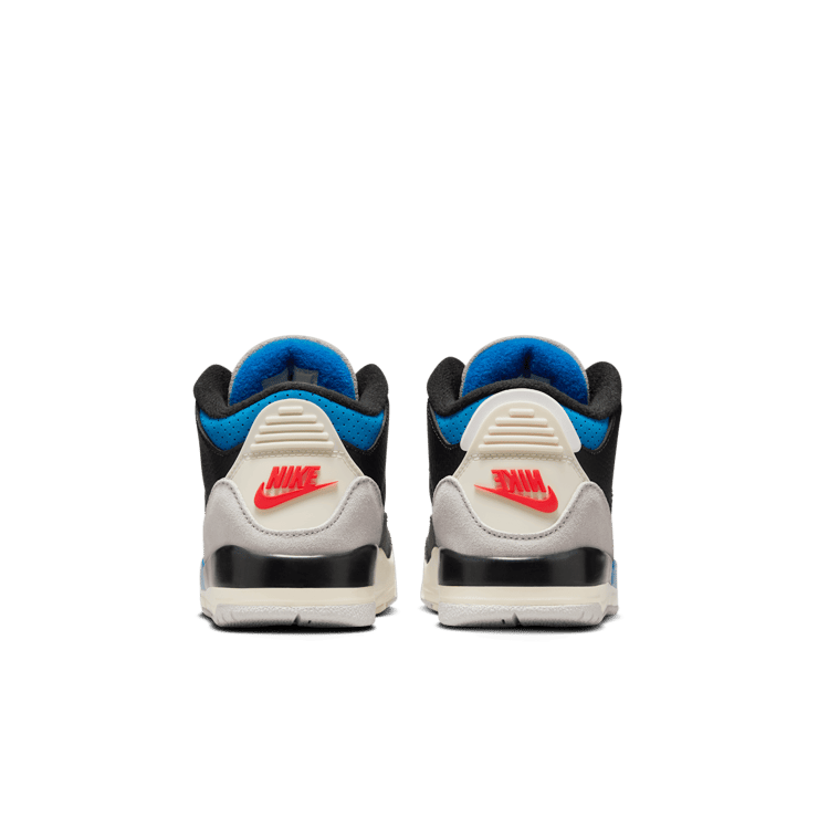 Air Jordan 3 Retro Rare Air Black Military Blue (PS) Angle 3