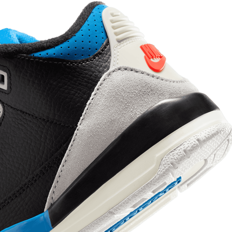 Air Jordan 3 Retro Rare Air Black Military Blue (PS) Angle 6