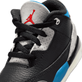 Air Jordan 3 Retro Rare Air Black Military Blue (TD) Angle 4