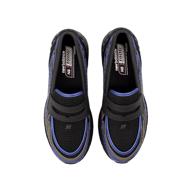 New Balance 1906L Black Royal Blue Angle 1
