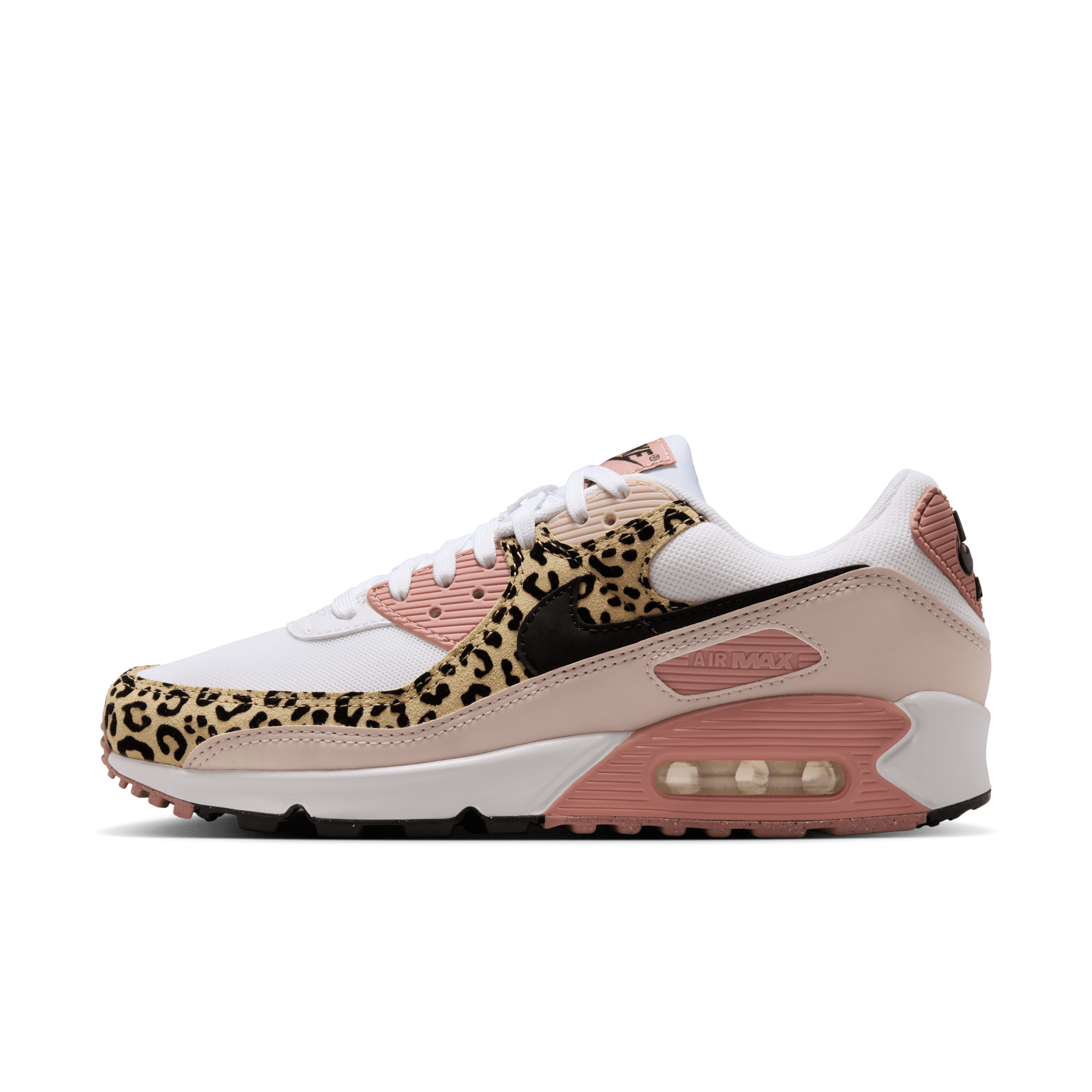 nike air max 90 pink leopard trainers