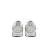 Air Jordan 4 Retro White Lemon Twist Light Graphite (PS) Angle 2
