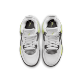 Air Jordan 4 Retro White Lemon Twist Light Graphite (PS) Angle 5