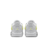 Air Jordan 4 Retro White Lemon Twist Light Graphite (TD) Angle 1