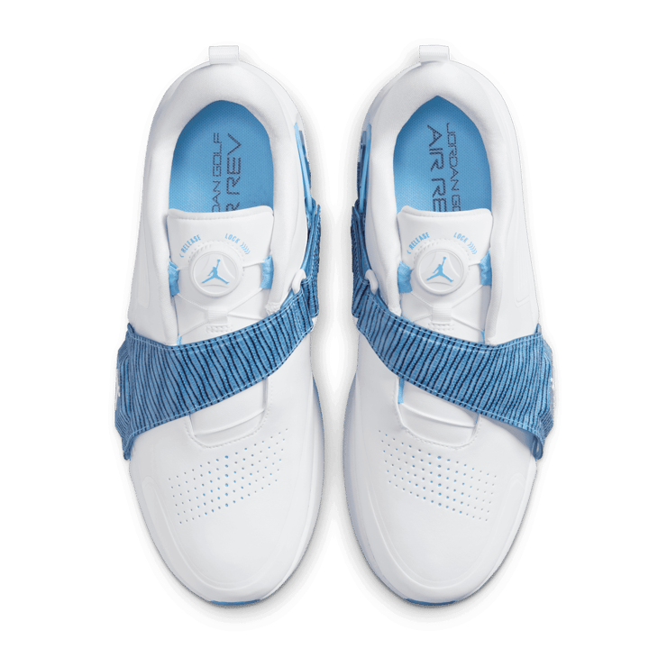 Jordan Air Rev White University Blue Angle 1