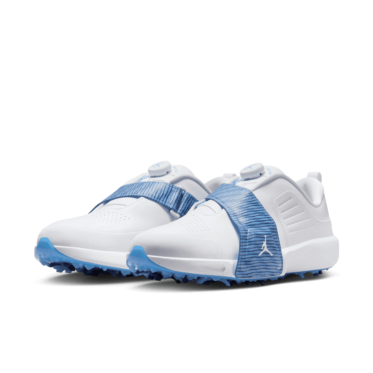 Jordan Air Rev White University Blue Angle 2