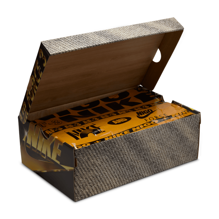 Nike Air Force 3 NIGO Black Croc Angle 10