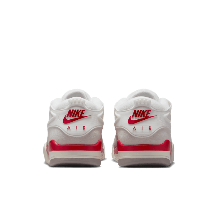 Air Jordan 4 RM White Varsity Red Angle 4