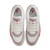 Air Jordan 4 RM White Varsity Red Angle 3