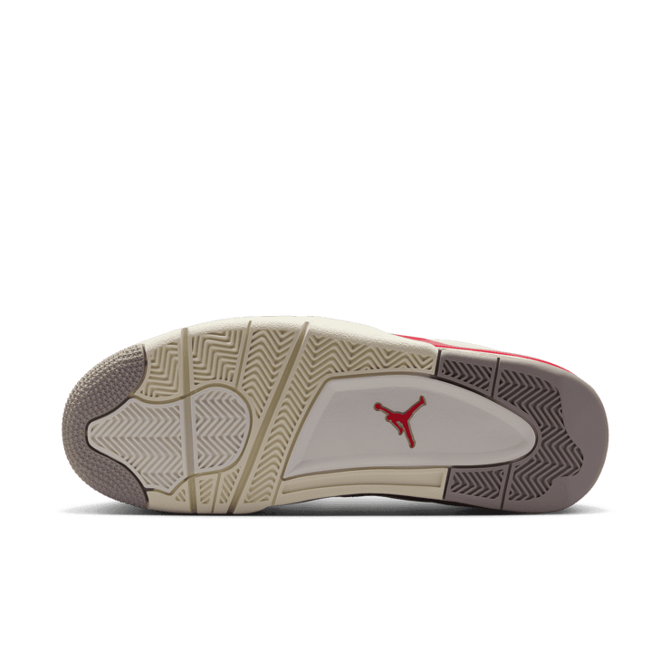 Air Jordan 4 RM White Varsity Red Angle 2