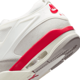 Air Jordan 4 RM White Varsity Red Angle 5