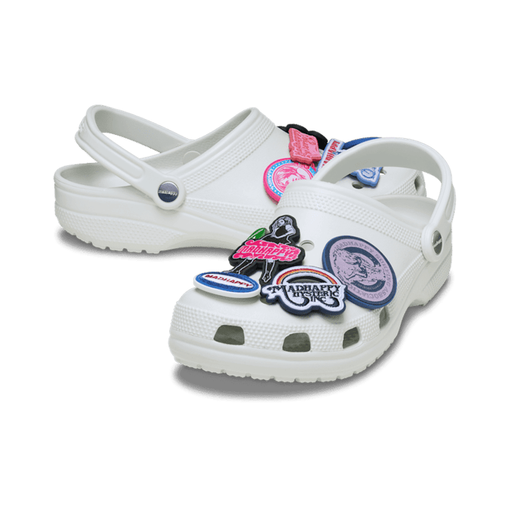 23cm ヒステリックグラマー madhappy cross ホワイト Crocs Classic Clog Madhappy Hysteric Glamour White - 211386-1CN