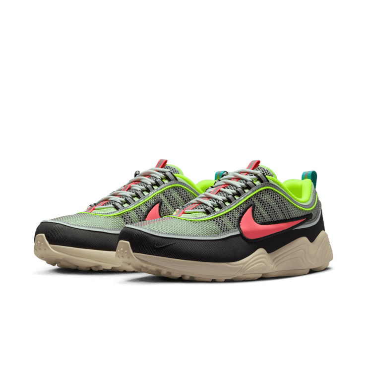 Nike Air Zoom Spiridon Barely Volt Hot Punch Angle 2