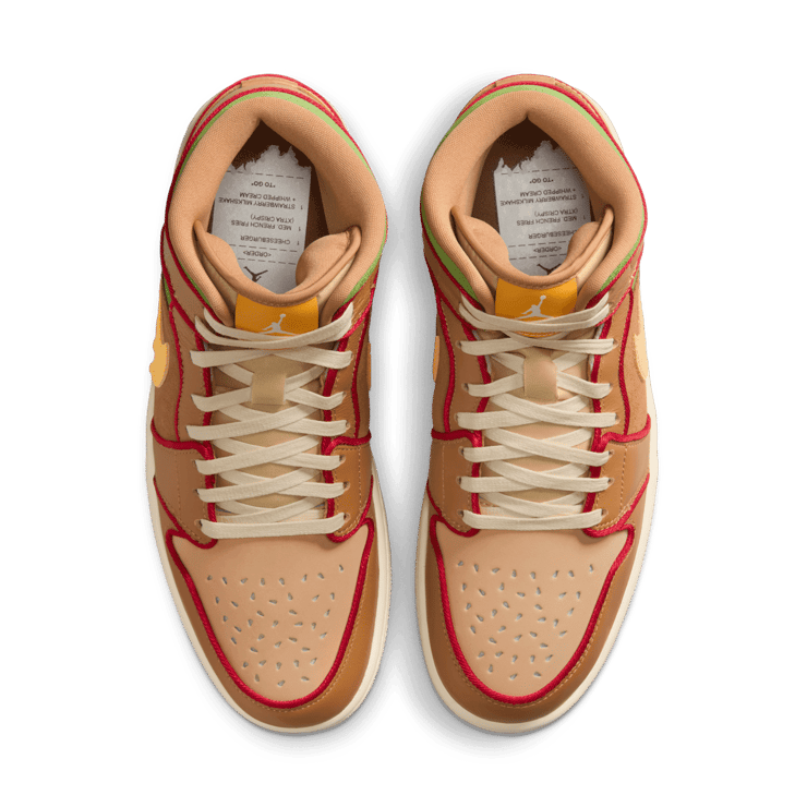 Air Jordan 1 Mid SE Flax Sesame Angle 1