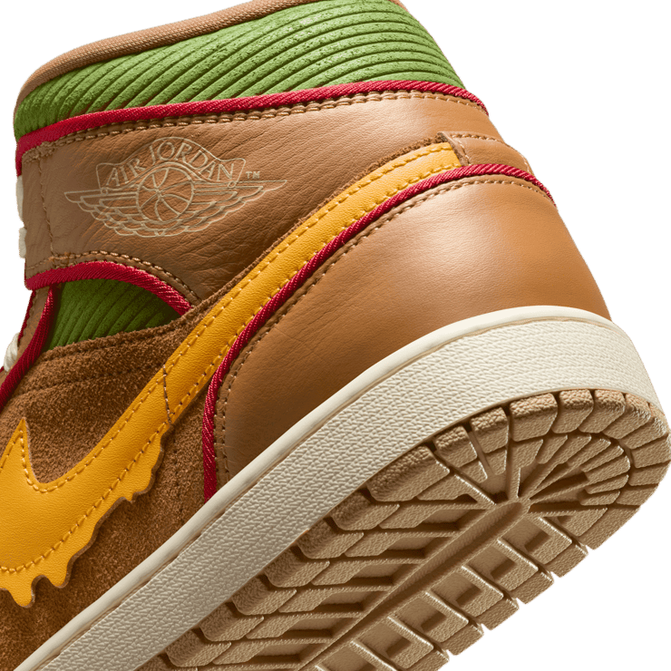 Air Jordan 1 Mid SE Flax Sesame Angle 5