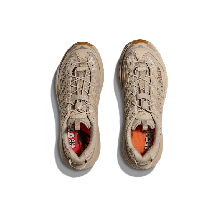 Hoka One One Mafate Three 2 Grid JP atmos Exclusive Linen Angle 0