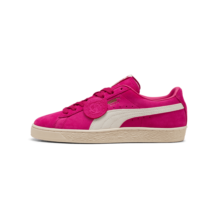 Puma Suede Charles F. Stead Pink Alert Angle 0