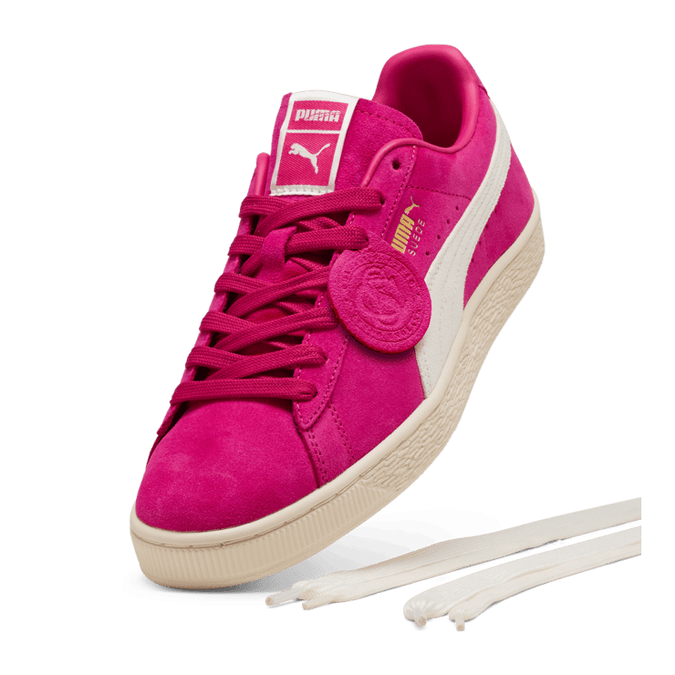 Puma Suede Charles F. Stead Pink Alert Angle 3