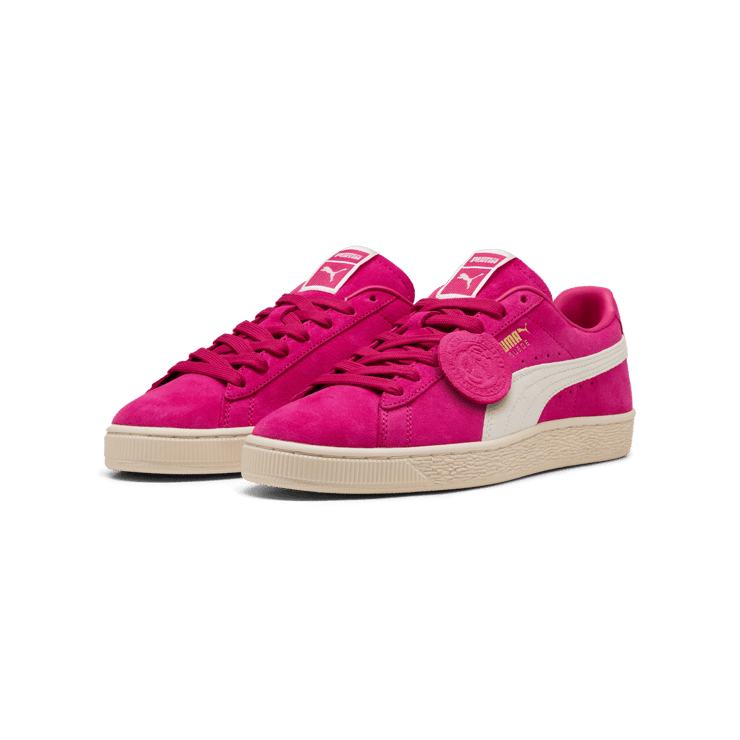 Puma Suede Charles F. Stead Pink Alert Angle 5
