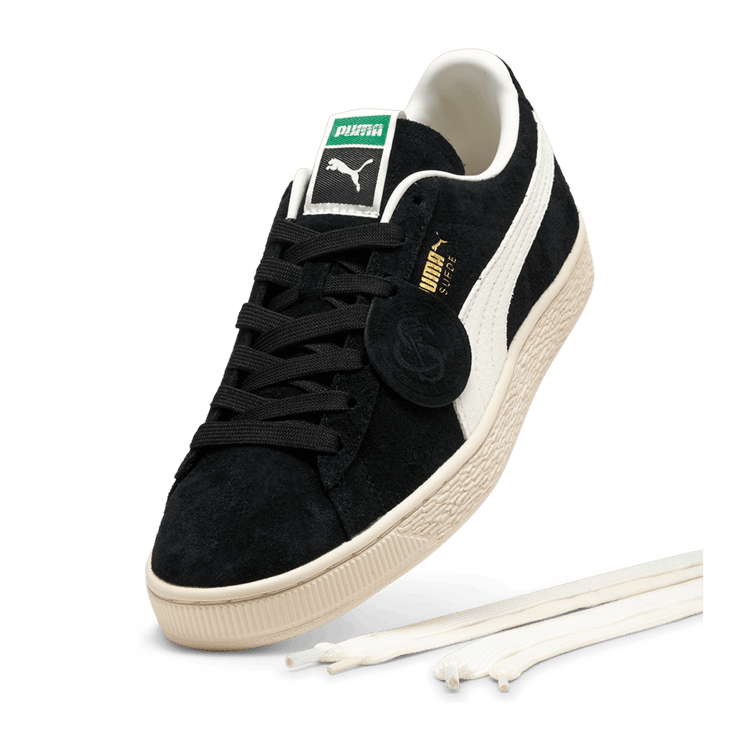 Puma Suede Charles F. Stead Black White Angle 3