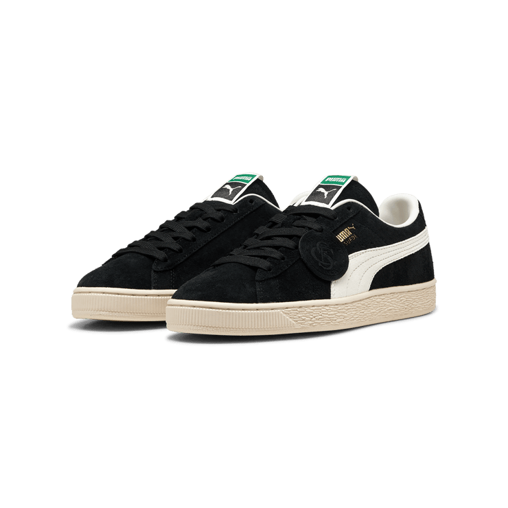 Puma Suede Charles F. Stead Black White Angle 5