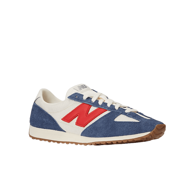 New Balance 471 Navy Linen True Red Angle 2