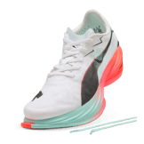 Puma Fast-R Nitro Elite 3 White Glowing Red Mint Angle 3