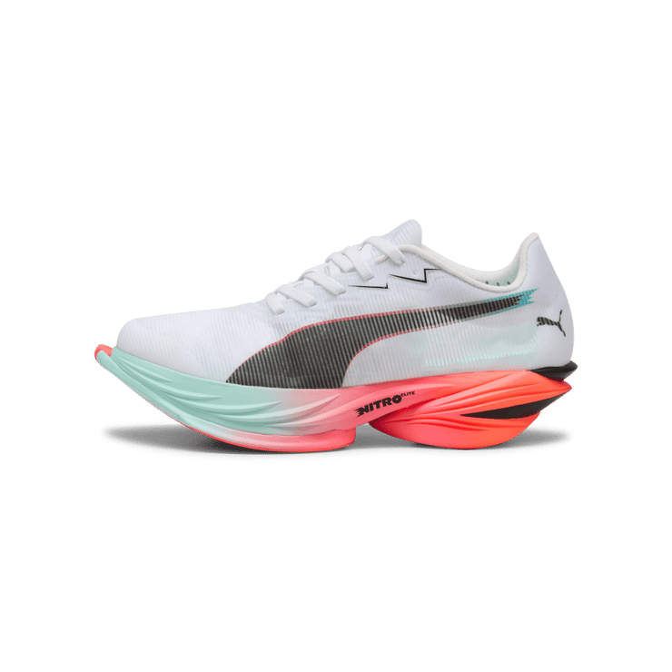 Puma Fast-R Nitro Elite 3 White Glowing Red Mint (W) Angle 0