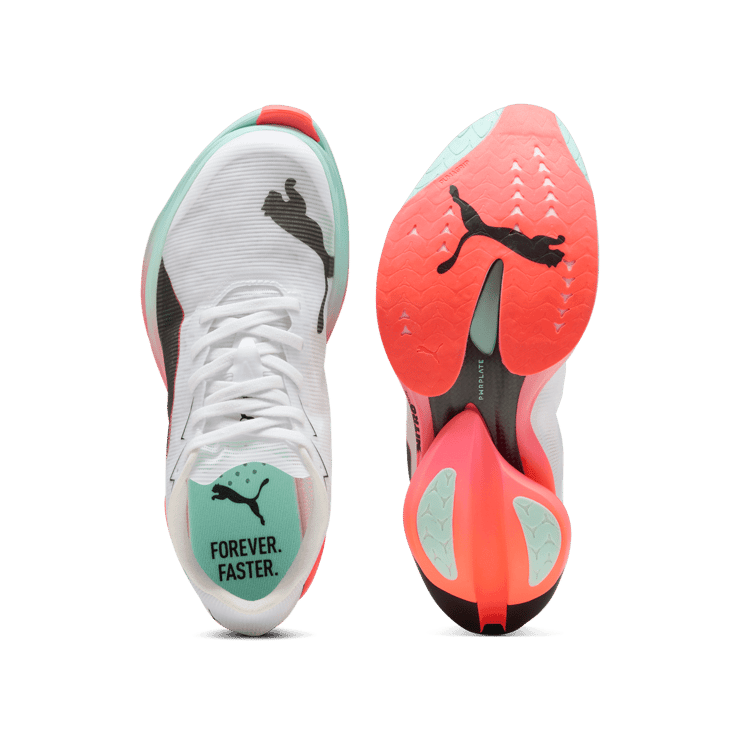 Puma Fast-R Nitro Elite 3 White Glowing Red Mint (W) Angle 1