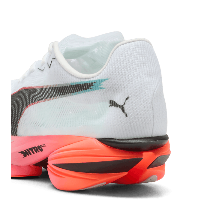 Puma Fast-R Nitro Elite 3 White Glowing Red Mint (W) Angle 4